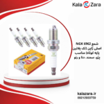شمع 6962 NGK اصلی ژاپن (تک پلاتین پایه کوتاه) مناسب پژو، سمند، دنا و رنو