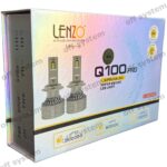 هدلایت لنزو مدل Q100 PRO پایه H4 با شدت نور ۹۰۰۰ لومن